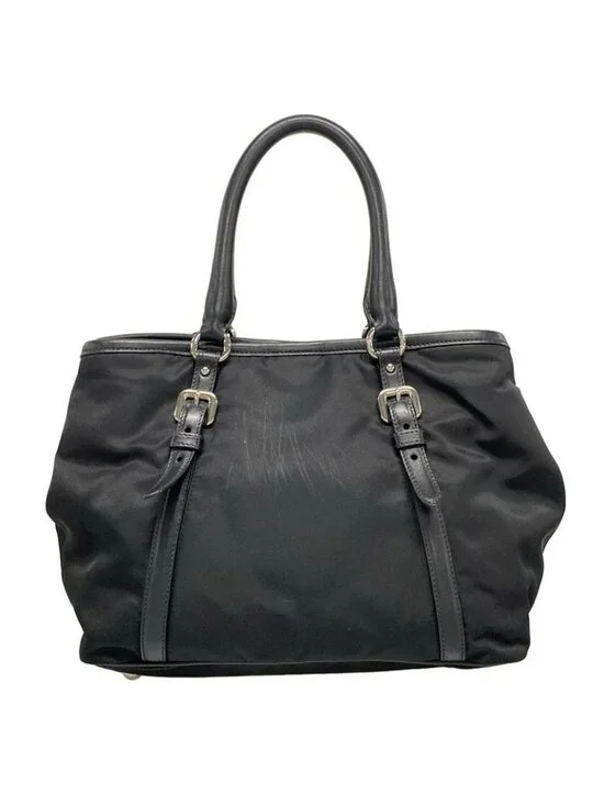 Prada Tote Black Leather Tag - Picture 3 of 15